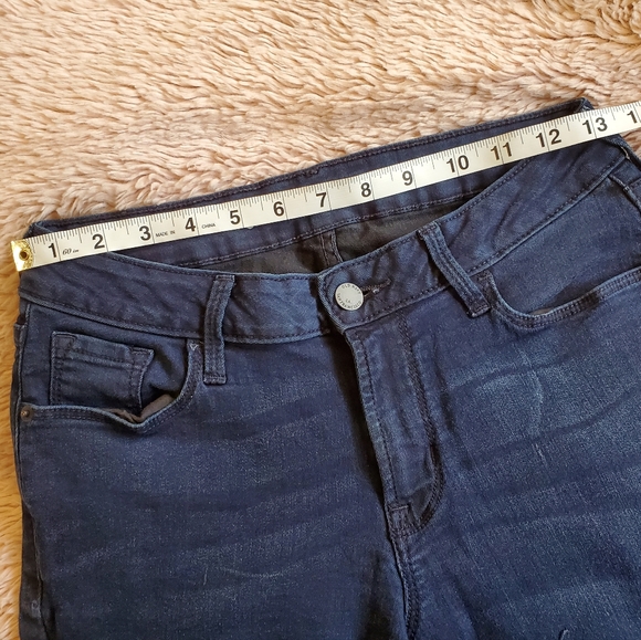 Dark wash stretchy skinny jeans - Picture 8 of 13